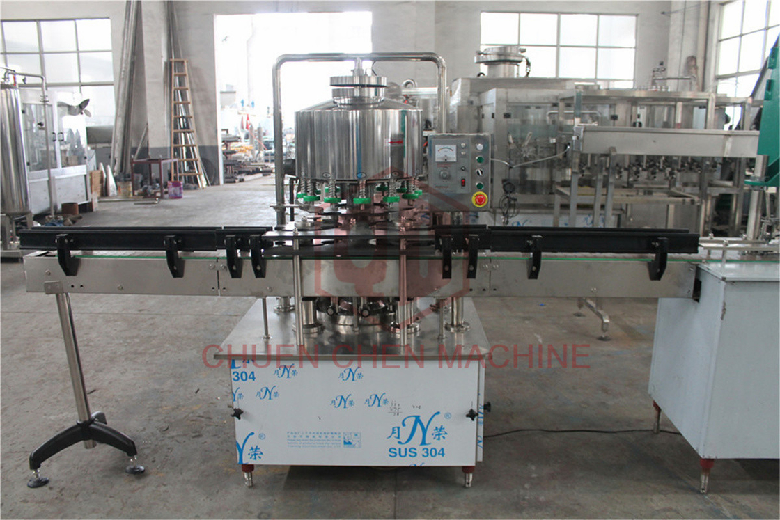 500 - 1000 BPH CSD Beverage Filling And Capping Machine For Plastic Bottle Water Juice